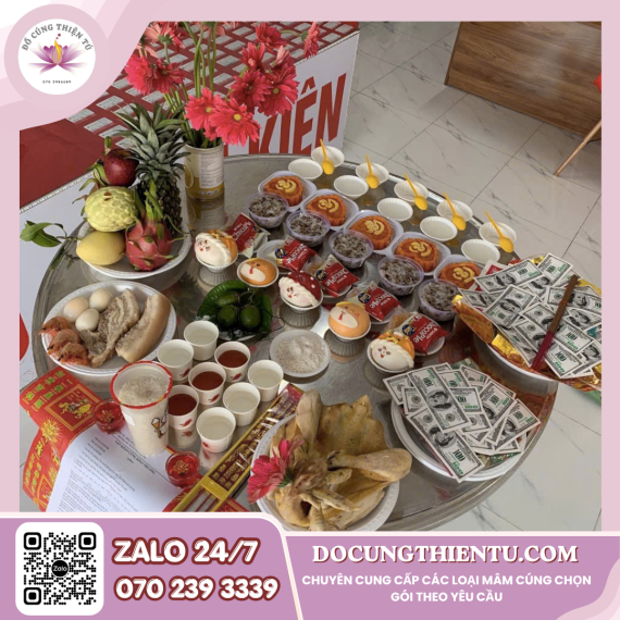 Mâm cúng khai trương Gói 1
