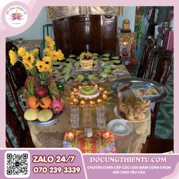 Gói gà bánh bao thú xanh