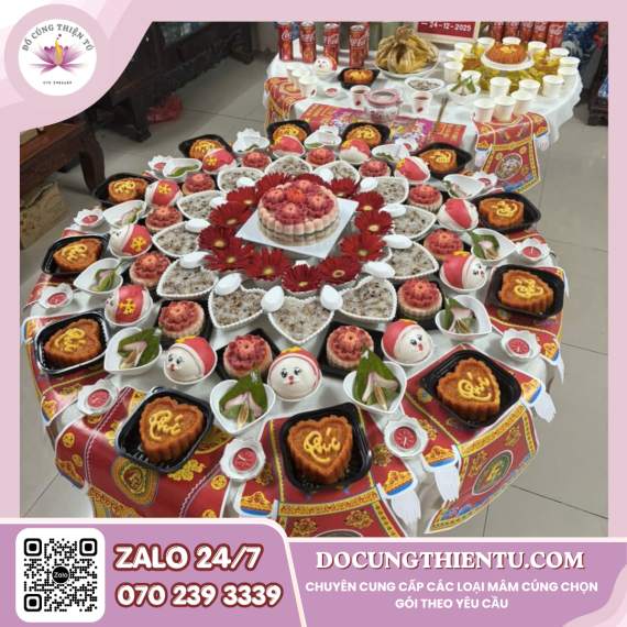 Gói gà rau câu đỏ