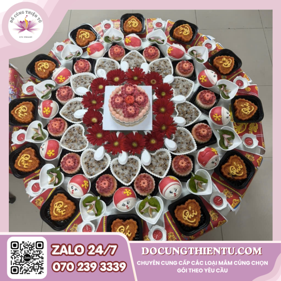 Gói gà rau câu đỏ