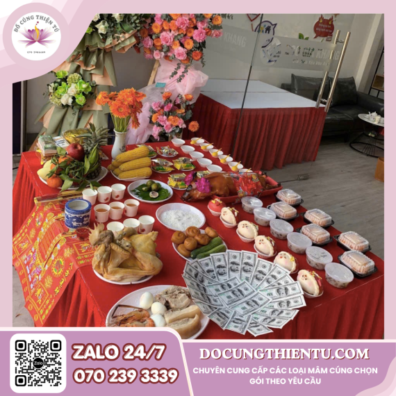 Mâm cúng khai trương Gói 3