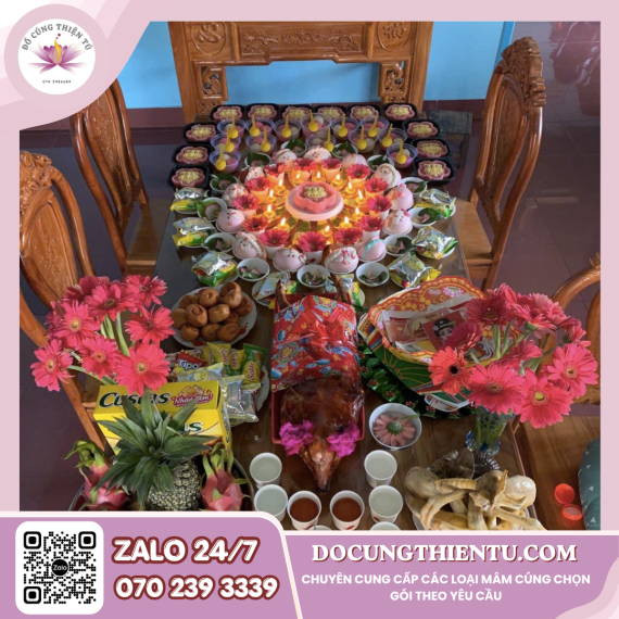 Gói heo quay gà mẫu 1