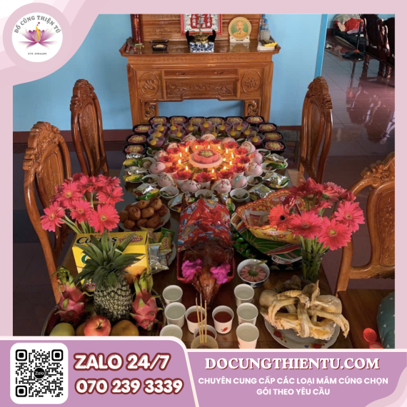 Gói heo quay gà mẫu 1