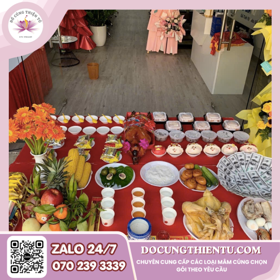 Mâm cúng khai trương Gói 3