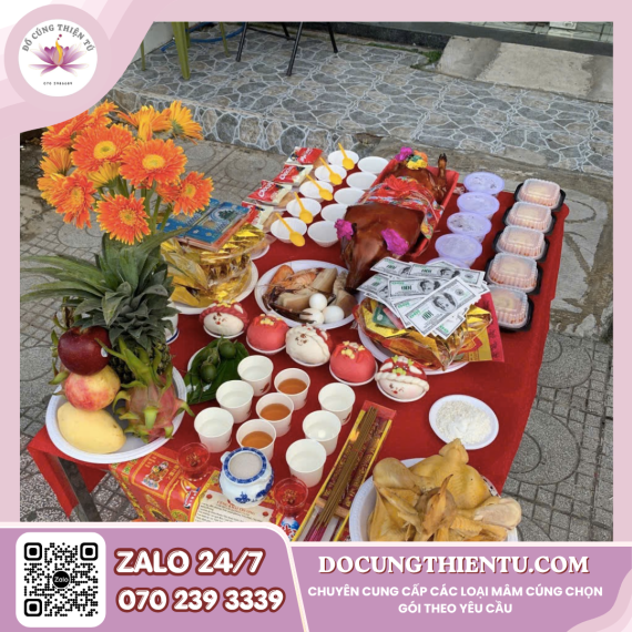 Mâm cúng khai trương Gói 4